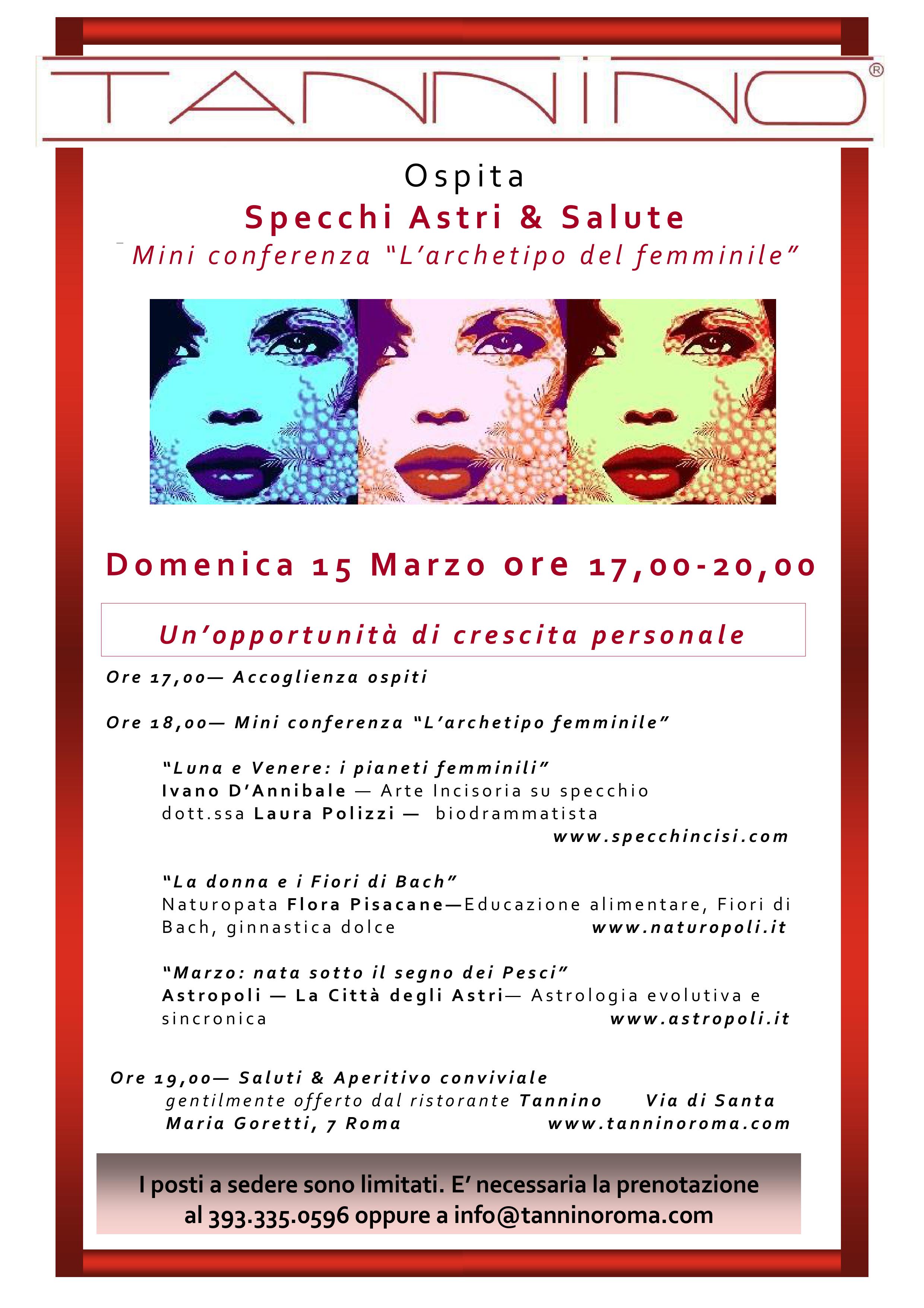 Specchi Astri  Salute 15 marzo